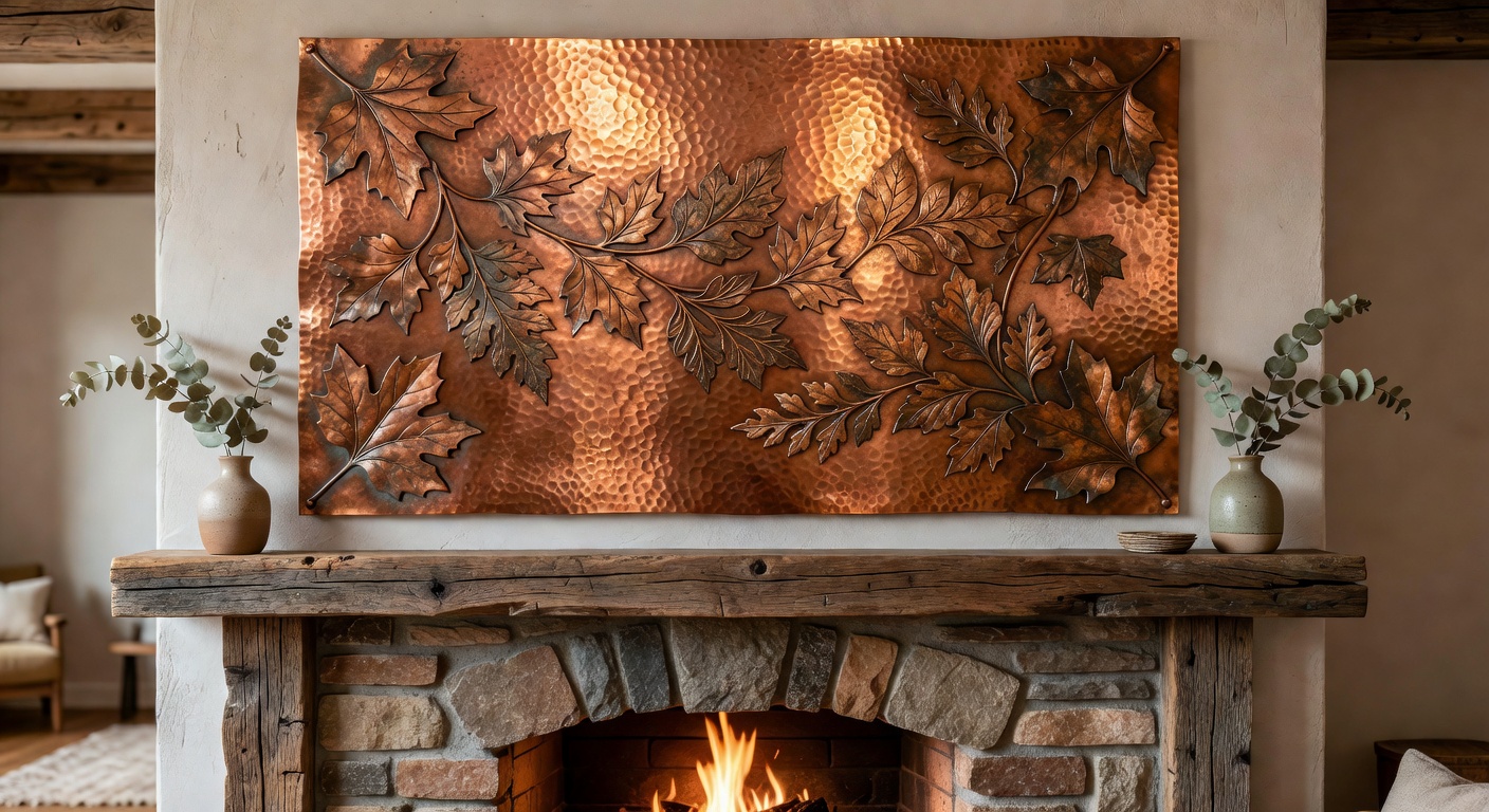 Arte en cobre martillado